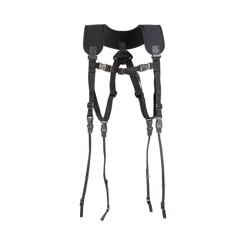 Op/Tech Dual Harness Camera Strap With 3/8" Connectors – Adjustable 20–31 In, Black 1