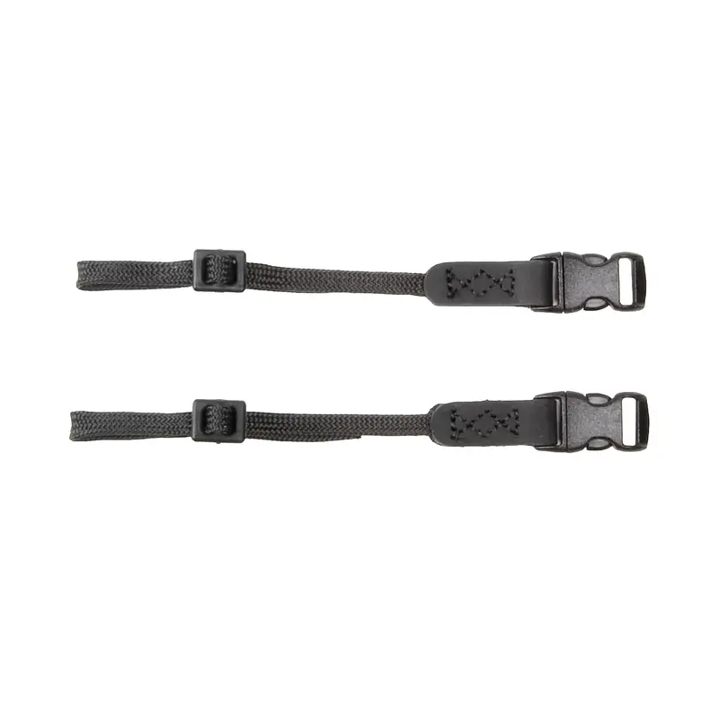 Op/Tech Mini Quick Disconnect Set – Converts 1/4" Webbing To 3/8" Connectors (2-Pack, Black, 3–7") 1