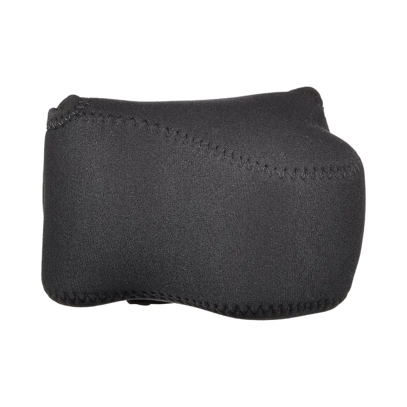 Op/Tech Rangefinder-Specific Soft Camera Pouch – Low-Profile Black Sleeve 1