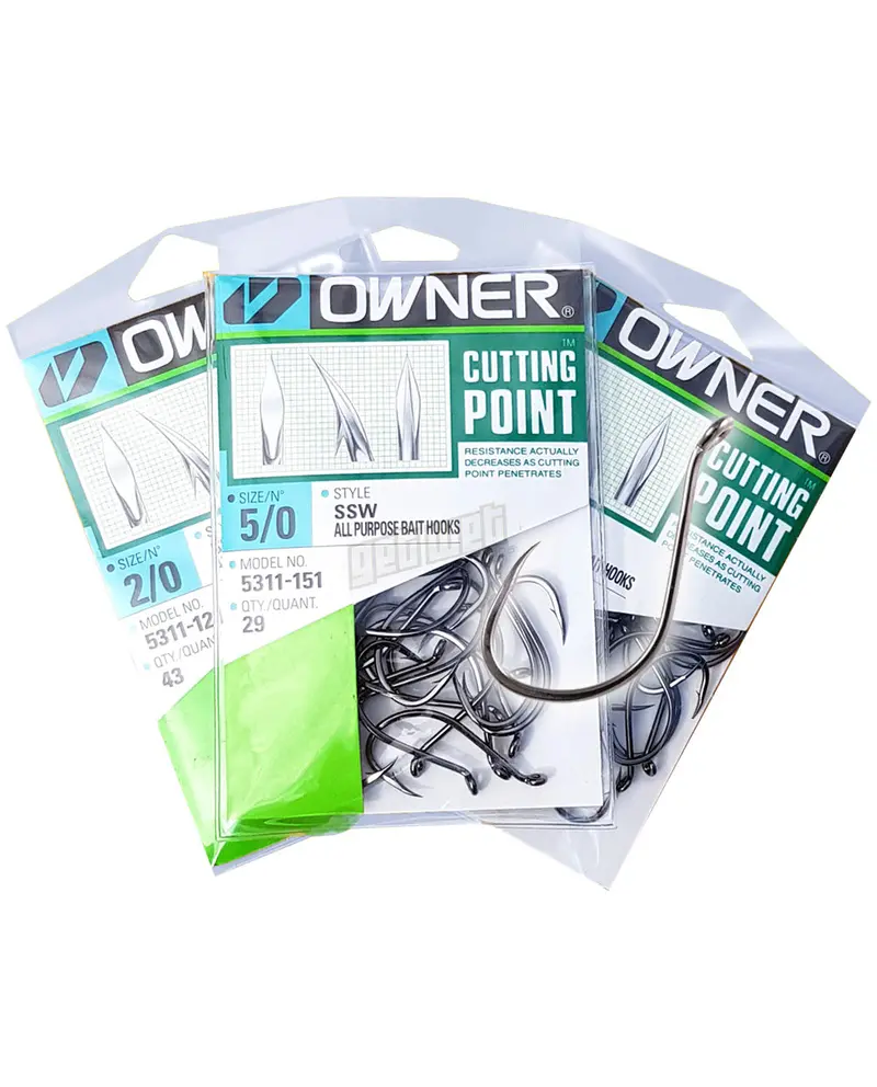 Owner Ssw Cutting Point Pro Hook Assortment – High-Strength Saltwater Hooks 1