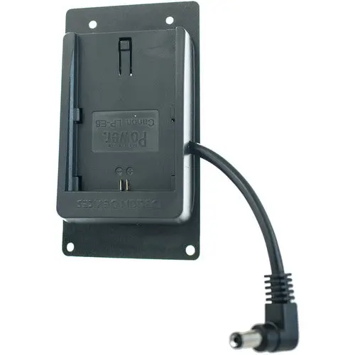 Paralinx Ace Lp-E6 Battery Plate With Barrel Connector For Canon Dslrs 1