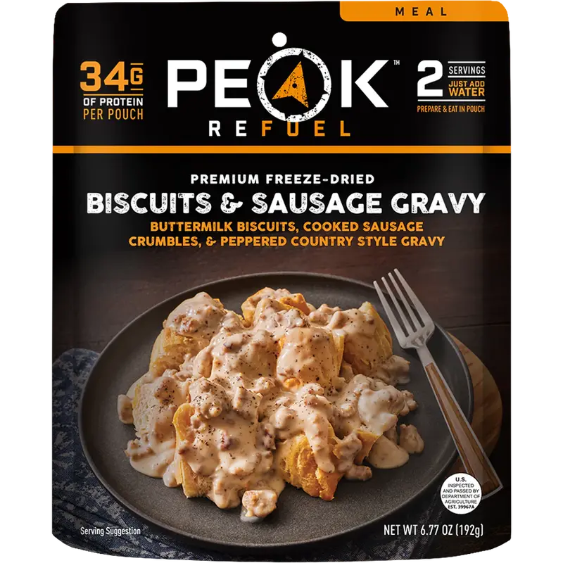 Peak Refuel Biscuits & Sausage Gravy Breakfast 1
