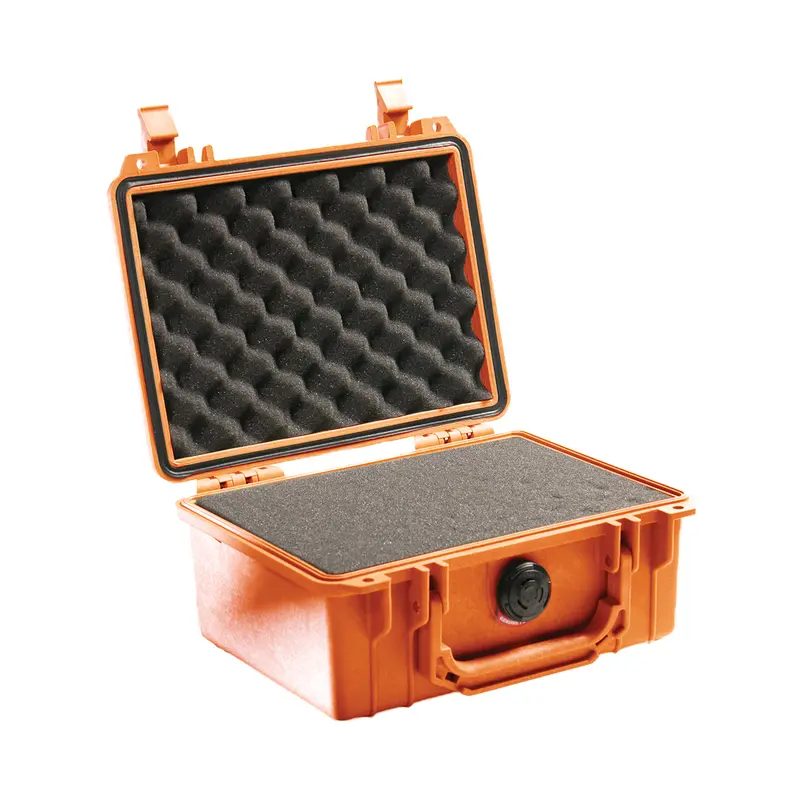 Pelican 1150 Lightweight Protector Case – Orange With Pick-N-Pluck Foam And Lid Foam 1