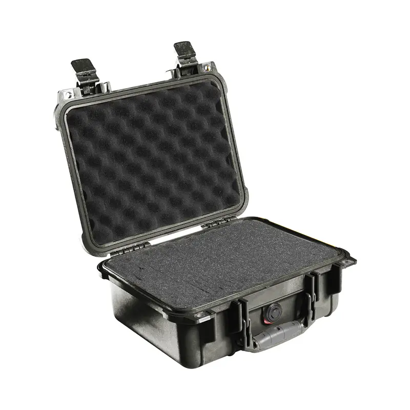 Pelican 1400 Durable Protector Case – Black With Pick-N-Pluck And Lid Foam 1