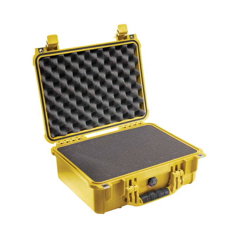 Pelican 1450 Protective Case With Pick-N-Pluck Foam & Lid Foam – Yellow 1