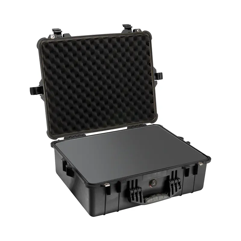 Pelican 1600 Rugged Transport Case With Removable Pick-N-Pluck And Lid Foam – Black 1