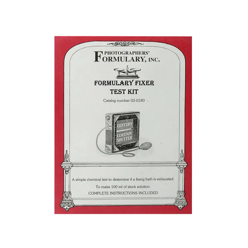 Photographers' Formulary Ft-1 Fixer Strength Test Solution – 100Ml Stock Concentrate 1