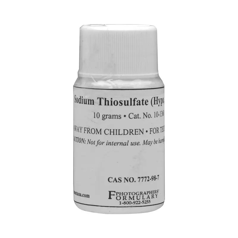 Photographers’ Formulary Sodium Thiosulfate (Hypo) Penta Crystals – 10G 1