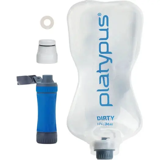 Platypus Quickdraw 1L Filter System – Gravity-Fed Portable Water Filtration Kit 1