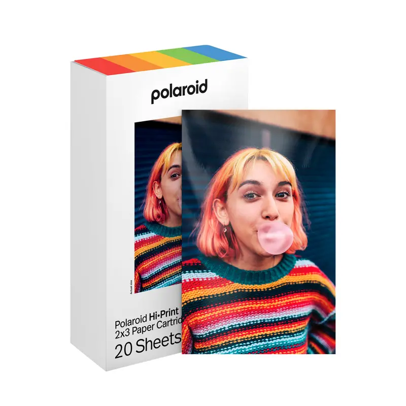 Polaroid Hi-Print 2X3 Inch Photo Paper Cartridge – 20-Sheet Pack 1