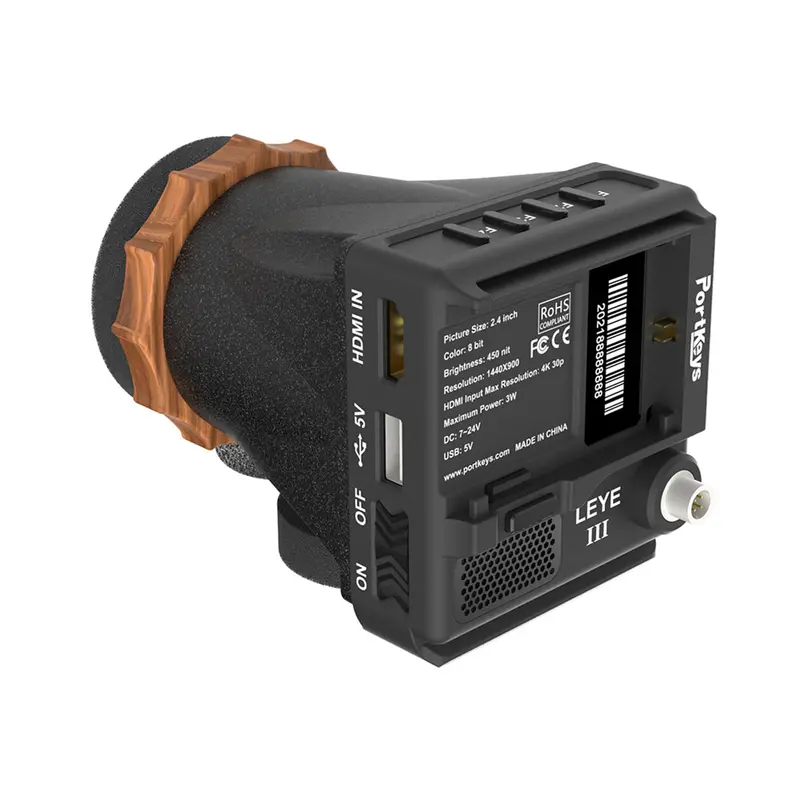 Portkeys Leye Iii 4K Hdmi Electronic Viewfinder – 2.4-Inch Lcd Screen 1