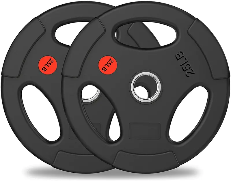 Premium Rubber-Grip Olympic Weight Plates – Commercial Grade 1