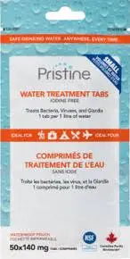 Pristine Emergency Water Treatment Tablets 1
