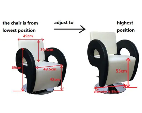 Professional Hairdressing Chair – Salon Barbers Seat With Free Delivery 1