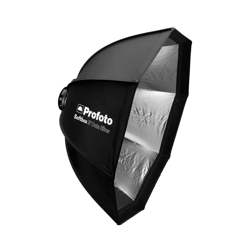 Profoto 3-Foot Octa Softbox – Silver Reflector For Soft, Directional Light 1