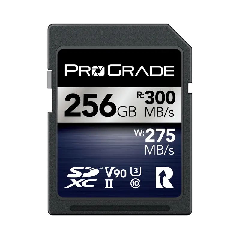 Prograde Digital 256Gb Sdxc Uhs-Ii V90 Memory Card (300Mb/S Read) 1