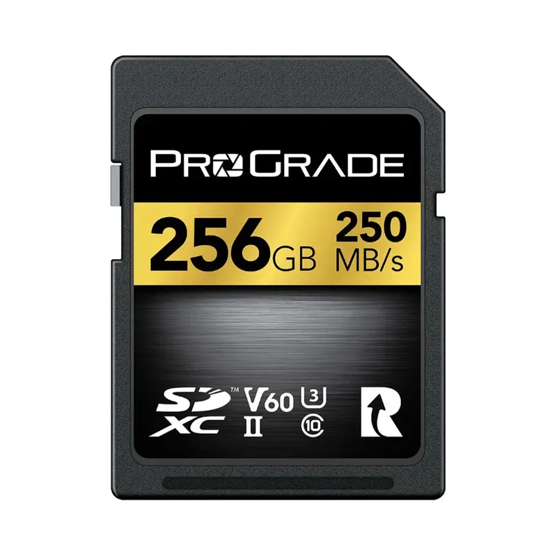 Prograde Digital 256Gb Uhs-Ii Sdxc V60 Memory Card – 250Mb/S Read Speed 1