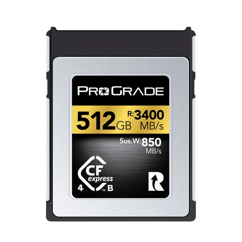 Prograde Digital 512Gb Cfexpress Type B 4.0 Gold Memory Card 1
