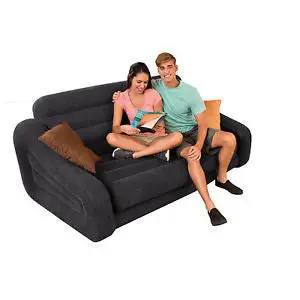 Pull-Out Inflatable Sofa Bed – Convertible Couch And Full-Size Sleeping Solution 1