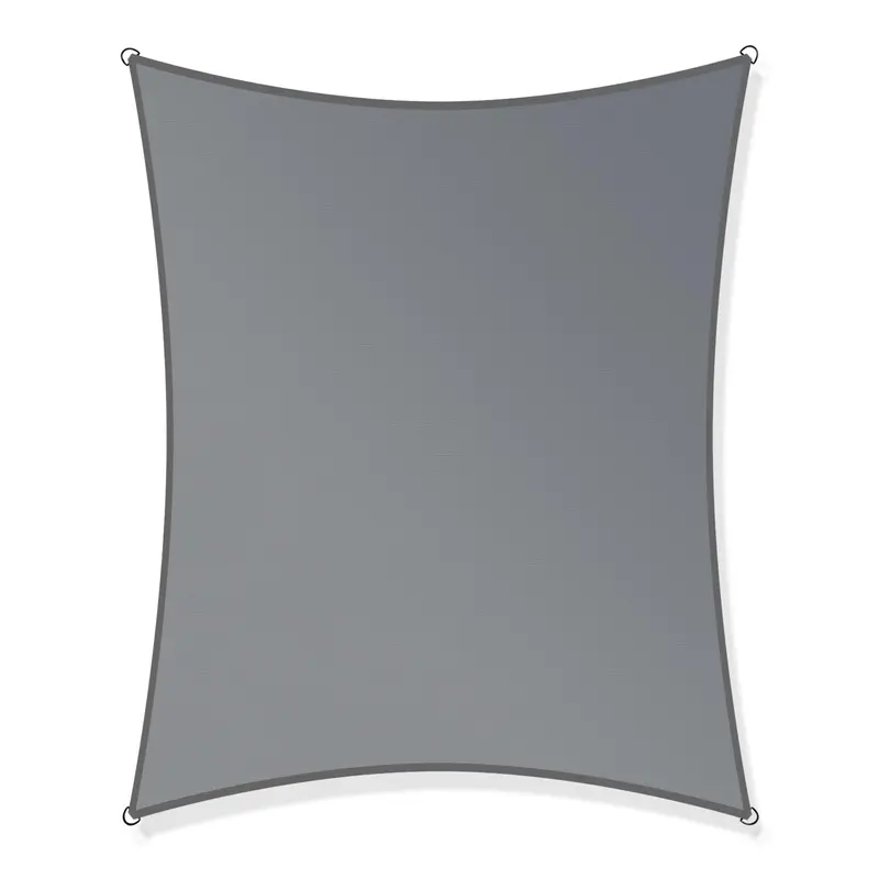 Rectangular Sun Sail, 4X6M, Uv 30+ Shade Solution For Outdoor Spaces 1