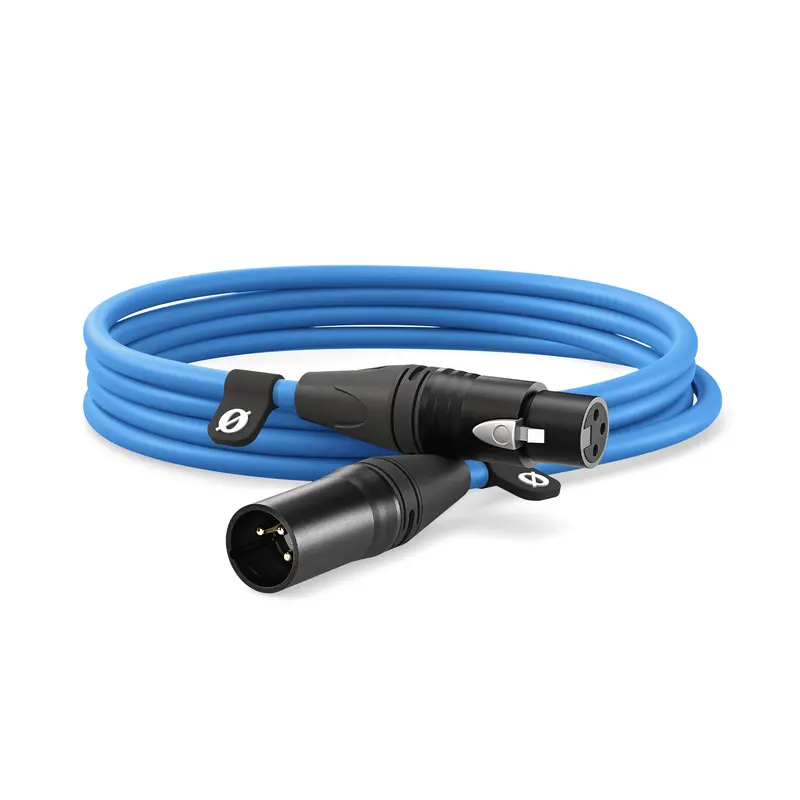 Rode 3M (9.8 Ft) Xlr Male To Female Cable – Blue 1