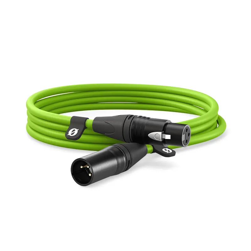 Rode 3M (9.8 Ft) Xlr Male To Female Cable – Green 1