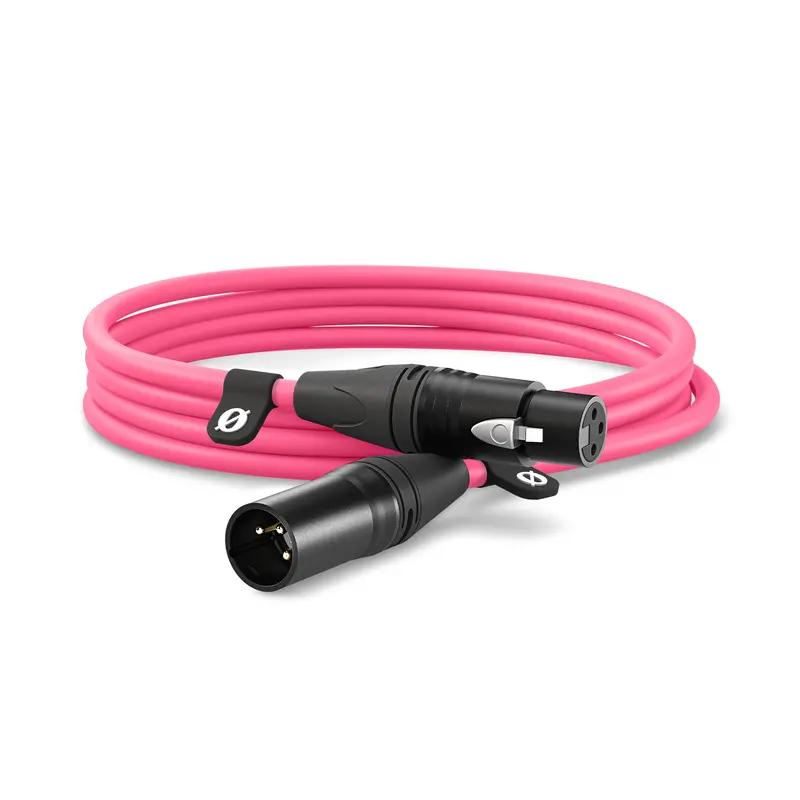 Rode 3M (9.8 Ft) Xlr Male To Female Cable – Pink 1