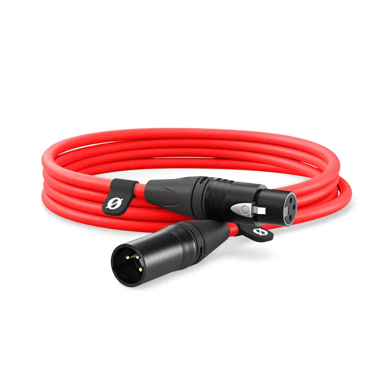 Rode 3M (9.8 Ft) Xlr Male To Female Cable – Red 1