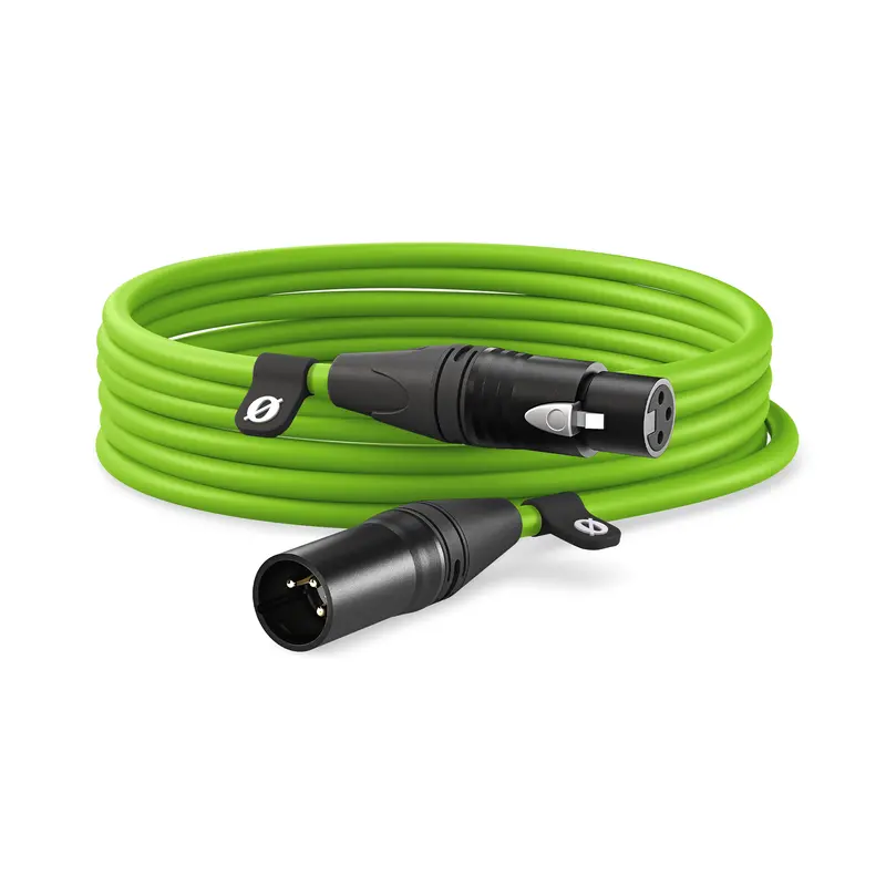 Rode 6M (19.7 Ft) Xlr Male To Female Cable – Green 1