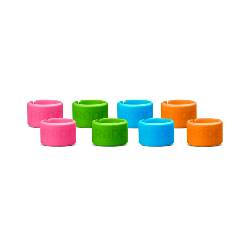 Rode Xlr-Id Cable Labeling Rings – Pack Of 8 Color-Coded Identification Bands 1