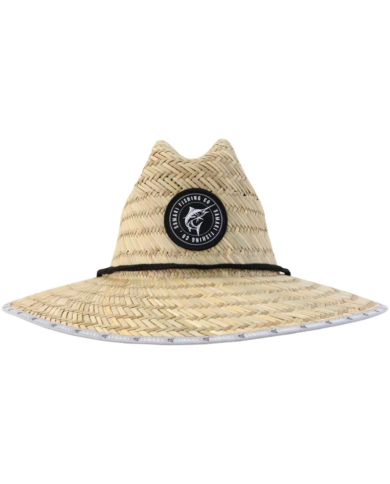 Samaki Men’S & Women’S Marlin-Themed Straw Hat 1