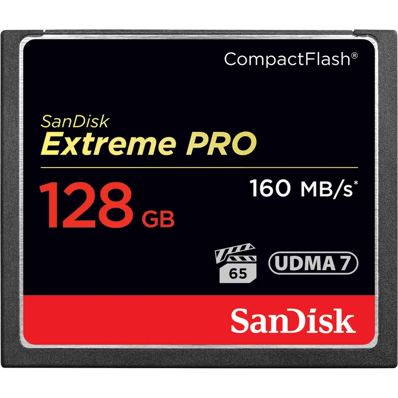 Sandisk Extreme Pro 128Gb Compactflash Card – 160Mb/S Read/Write 1