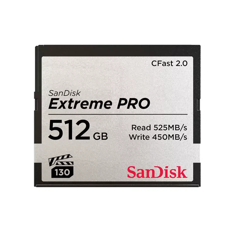 Sandisk Extreme Pro Cfast 2.0 Memory Card – 512Gb High-Speed Storage For Cinema Cameras 1