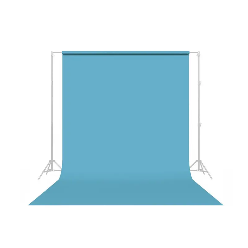 Savage #75 True Blue Seamless Photo Background – 107" × 36' (Pickup Location Required) 1