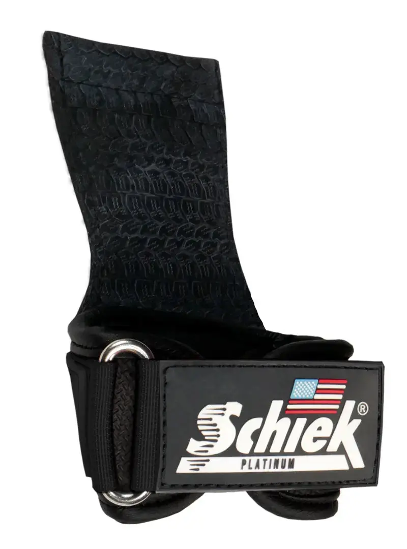 Schiek Platinum Ultimate Lifting Grips – Premium Grip Aid 1