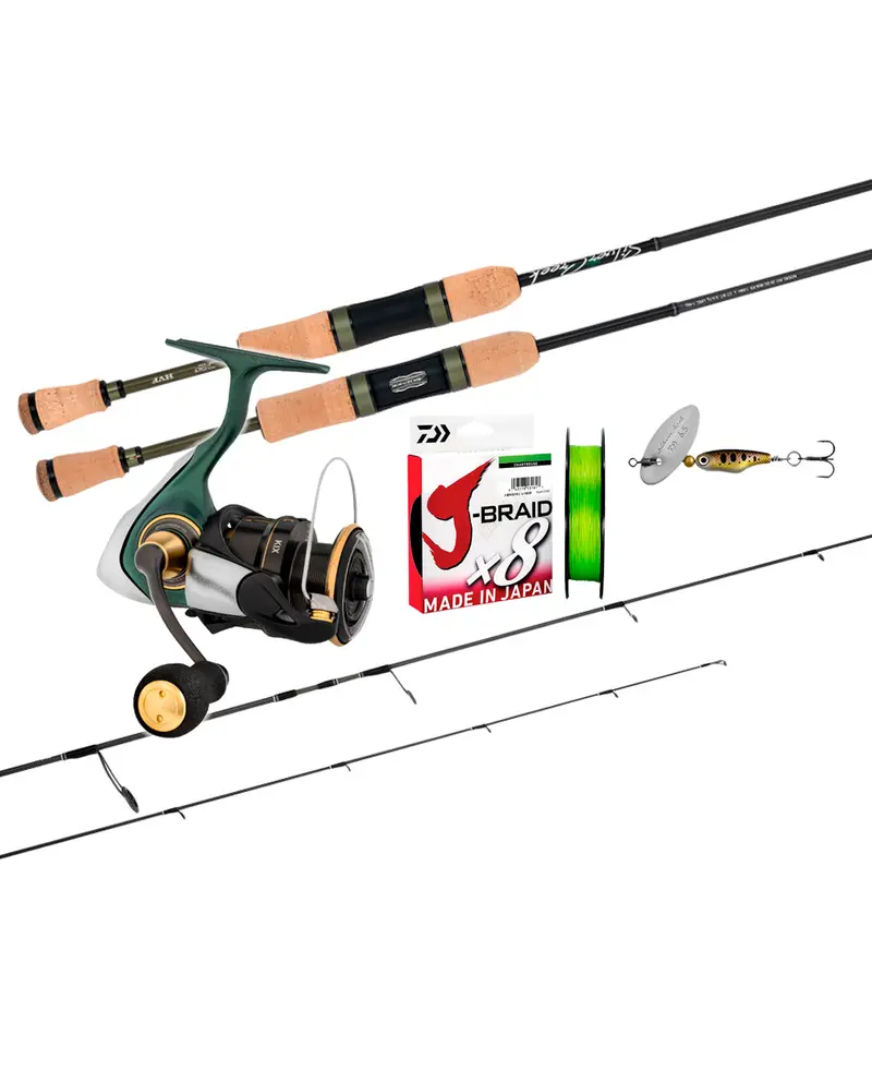 Silver Creek Kix Trout Combo – Pre-Rigged Rod & Reel Set 1