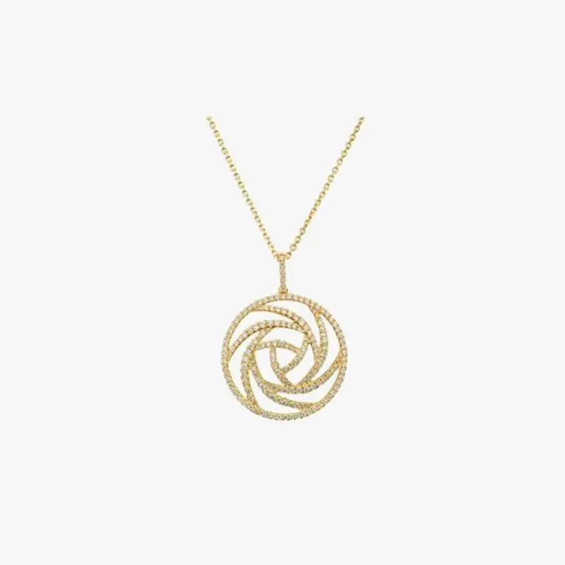 Silver-Tone Metal Necklace – Minimalist Everyday Pendant 1