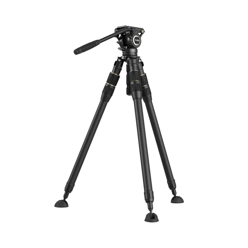 Smallrig Ft-S303 Carbon Fiber Tripod Kit With Fluid Head (Model 4643) 1