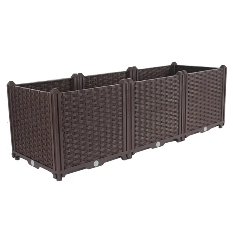 Soga 120Cm Deep Raised Planter Box – Plastic Garden Bed For Root-Deep Vegetables & Herbs 1