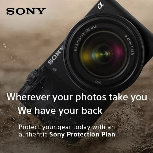 Sony Protect Plus 3-Year Extended Warranty For Cameras & Lenses – Coverage Tier: $6,000–$6,999.99 1