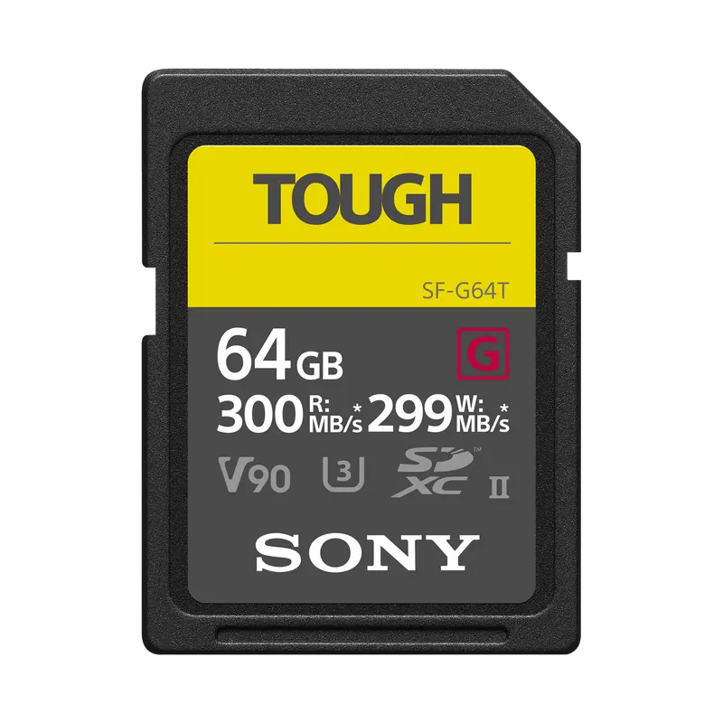 Sony Sf-G Tough Series 64Gb Uhs-Ii Sdxc Memory Card 1