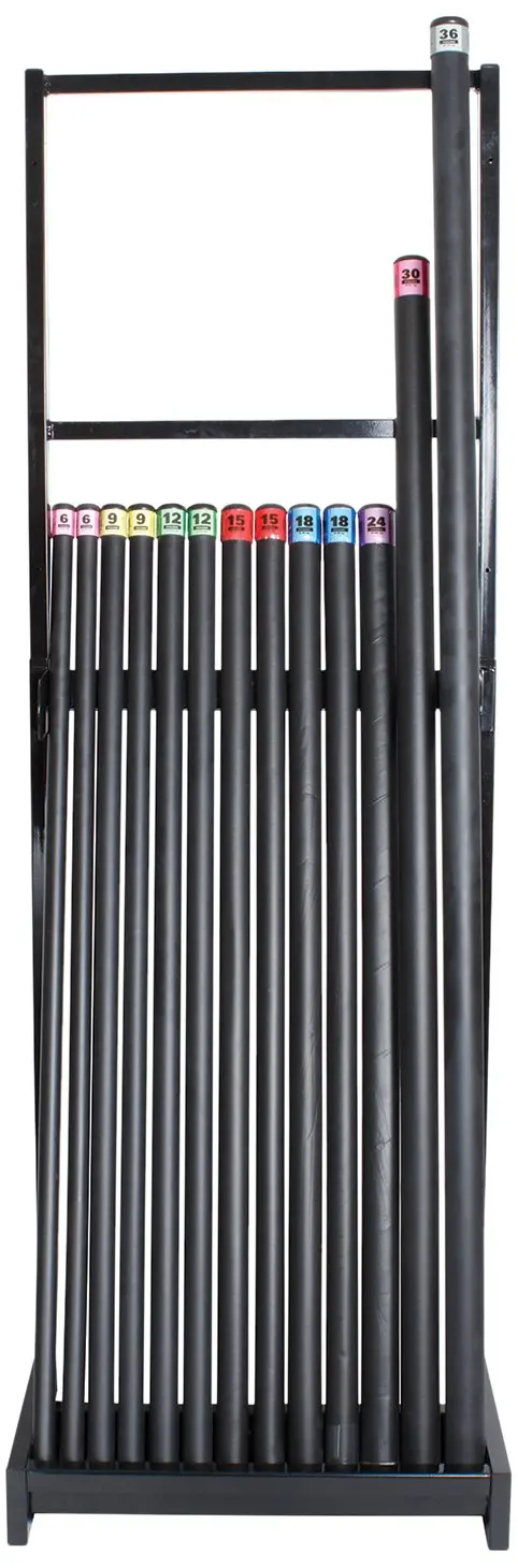 Spri Weighted Bar Storage Rack – Compact Vertical Design – Final Inventory 1