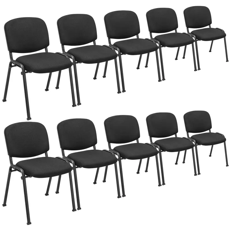 Stackable Metal Conference Chairs By Giantex – Modular Guest Seating (2 To 10 Units) 6