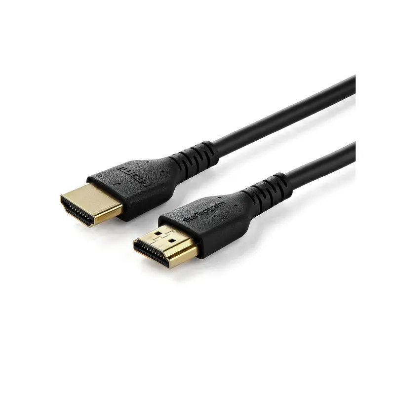 Startech Premium Hdmi 2.0 Cable – 4K Uhd 60Hz Hdr With Ethernet, 3Ft (1M), Aramid-Reinforced 1