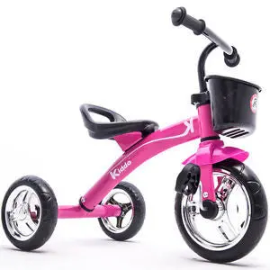 Sturdy Kids’ Tricycle In Pink — Durable Three-Wheel Ride-On For Toddlers 2