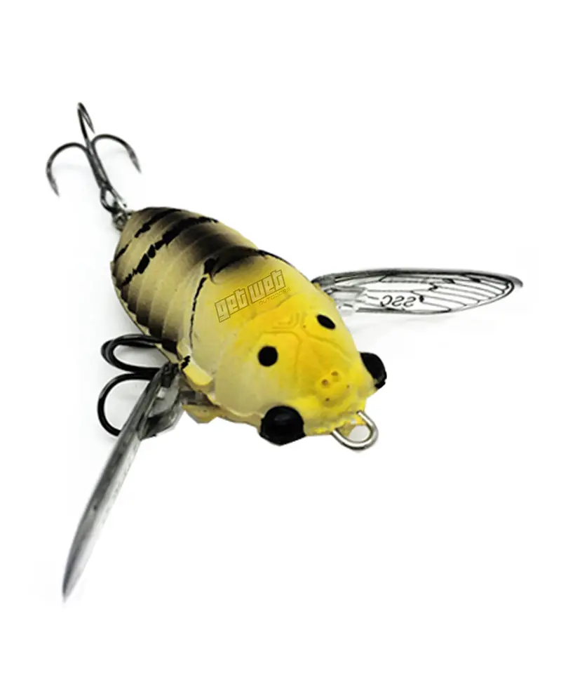 Tiemco Soft Shell Cicada Evo Topwater Fly Lure 1