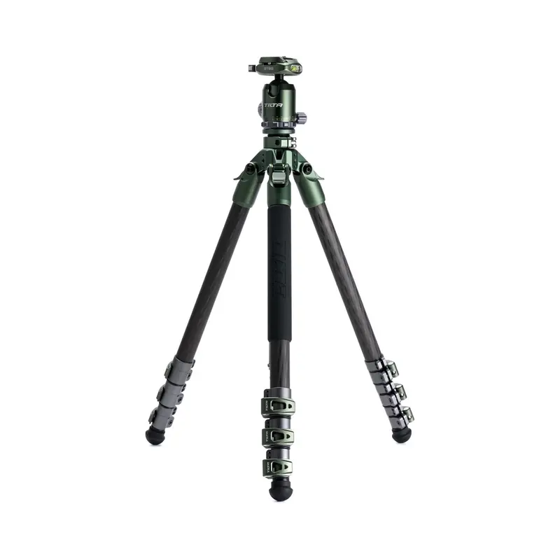 Tilta Bt05 Travel Tripod – 3-Stage Carbon Fiber Support With Ball Head (Forest Green) 1
