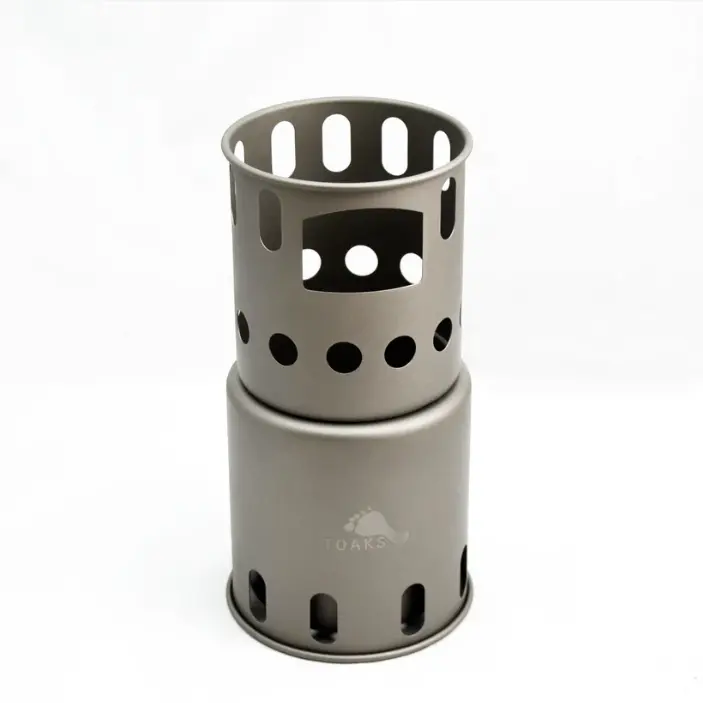 Toaks Titanium Wood-Burning Backpacking Stove – Compact Small-Sized Model 1
