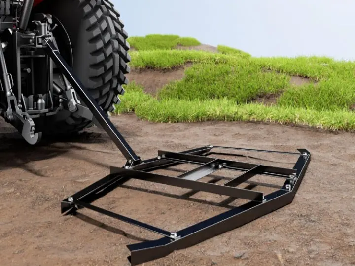 Tow-Behind Lawn Drag Leveler – 190Cm X 98Cm, Adjustable For Ride-Ons, Atvs, Driveways & Fields 1