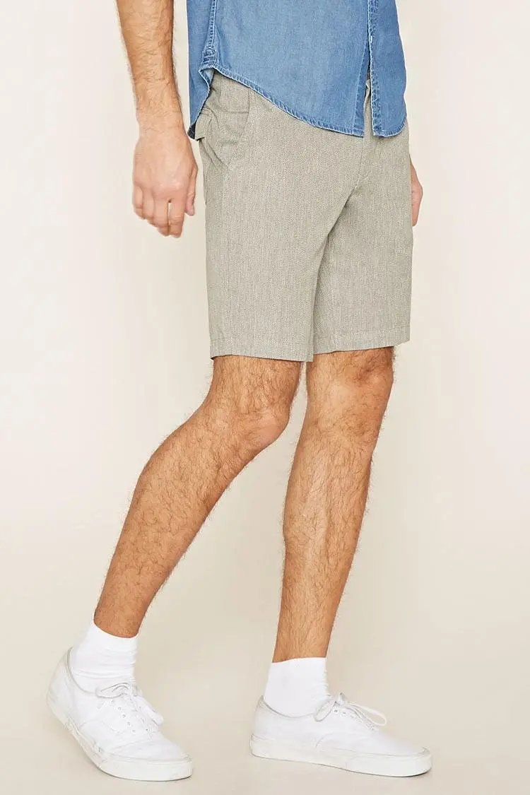 Twill-Woven Summer Shorts – Tailored Fit 1